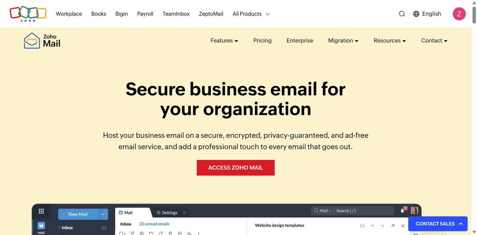 注册 Zoho Mail 并验证域名