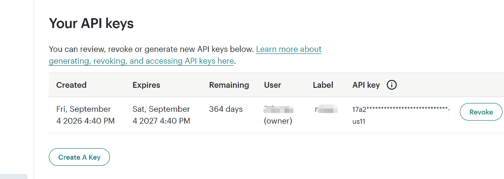 API Keys