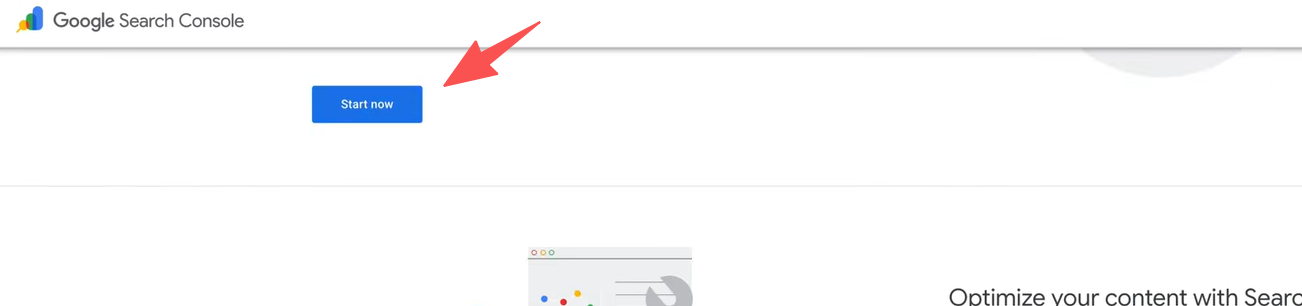 插图 22：Search Console 开始入口